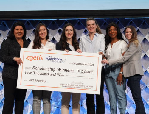 Five Future Horse Doctors Receive $5,000 Zoetis Scholarships from The Foundation for the Horse