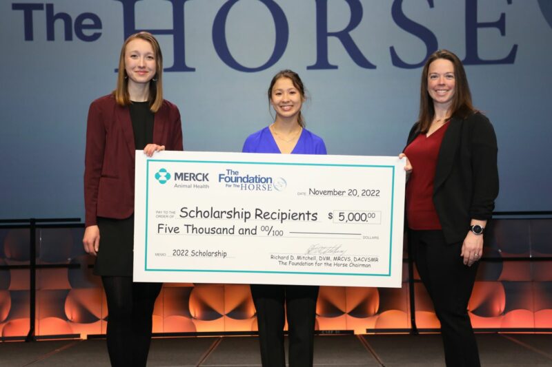 Five Dedicated Equine Veterinary Students Awarded 5,000 Merck Animal