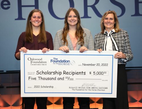 Five Aspiring Horse Doctors Awarded $5,000 Oakwood Foundation Scholarships by The Foundation for the Horse