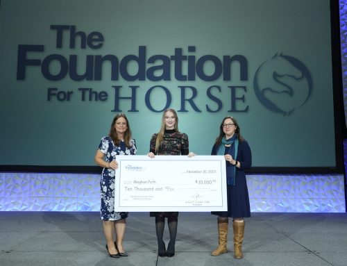 Two Aspiring Horse Doctors Awarded the Inaugural $10,000 Richard and Anne Stirlen Foundation Scholarships by The Foundation for the Horse