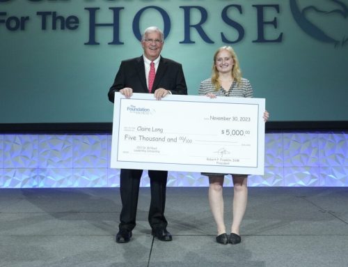 Texas A&M University Veterinary Student Receives 3rd Annual Dr. Bill Rood Leadership Scholarship from The Foundation for the Horse