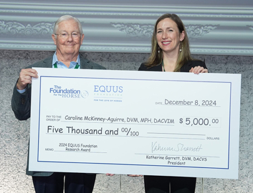 Equine Researcher at North Carolina State University Receives EQUUS Foundation Research Award 