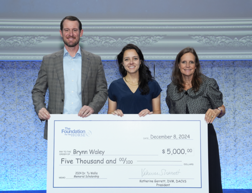 Texas A&M University Equine Veterinary Student Receives Inaugural Dr. Ty Wallis Memorial Scholarship 